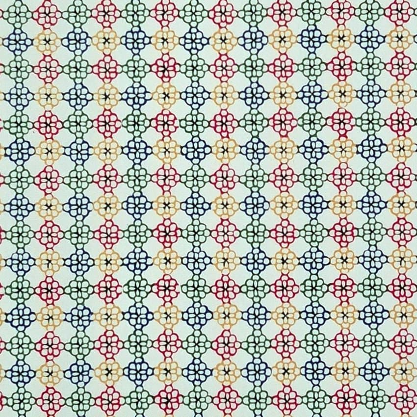 Katazome Shi – Blüten – handbedrucktes Washi-Papier, Ansicht 1 von 4